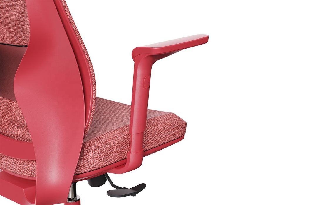 Mejore su espacio de trabajo con la espalda alta silla de oficina ejecutiva de malla roja con soporte lumbar