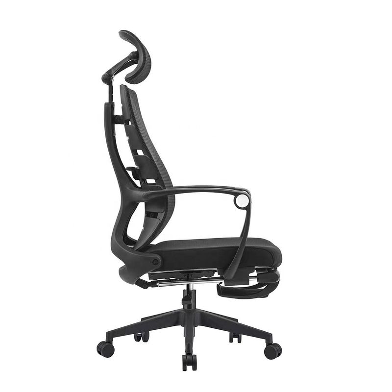 Silla de oficina giratoria de acero inoxidable para personal y gerentes BIFMA Muestra estándar gratuita