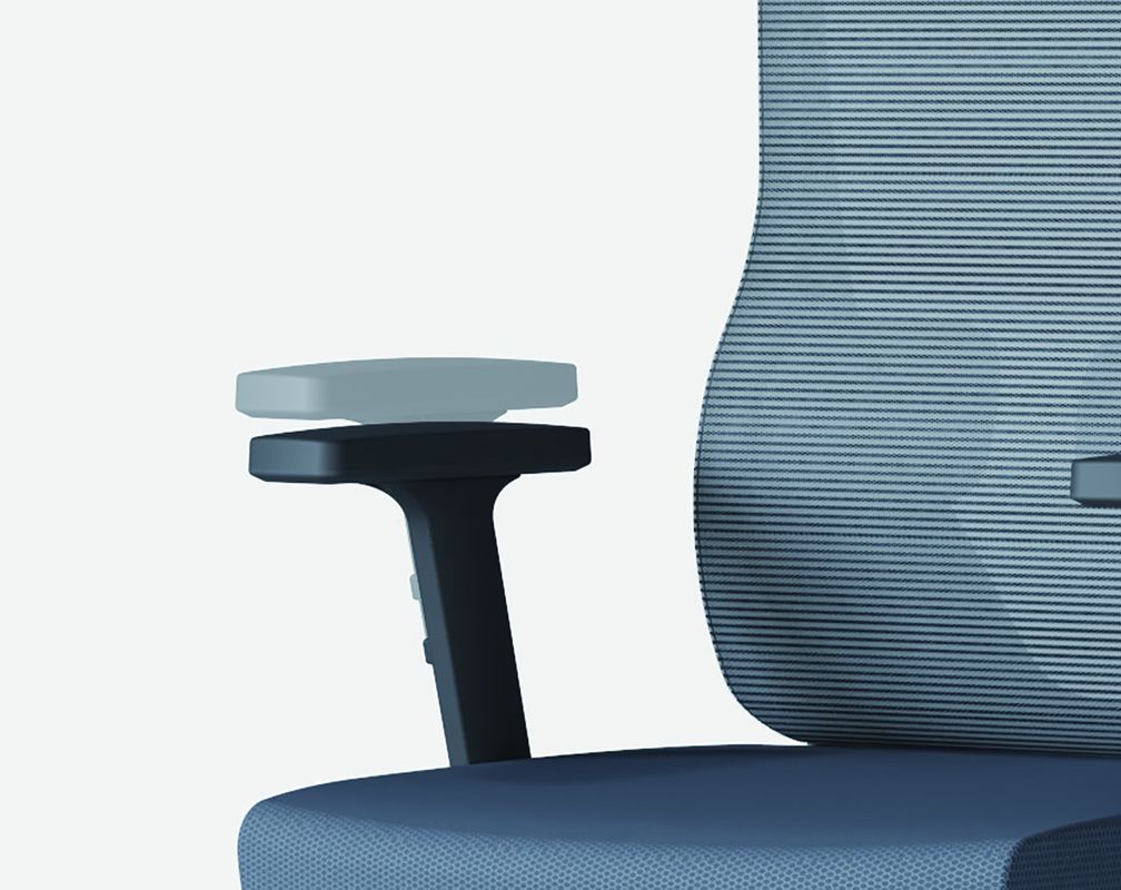 Muebles de oficina de lujo Soporte lumbar de espalda Ejecutivo ergonómico Escritorio giratorio de computadora sillas de espalda media