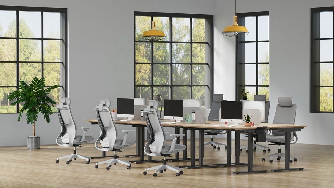 Silla elevadora de diseño moderno de espalda alta silla giratoria de oficina para el personal y el gerente en Foshan
