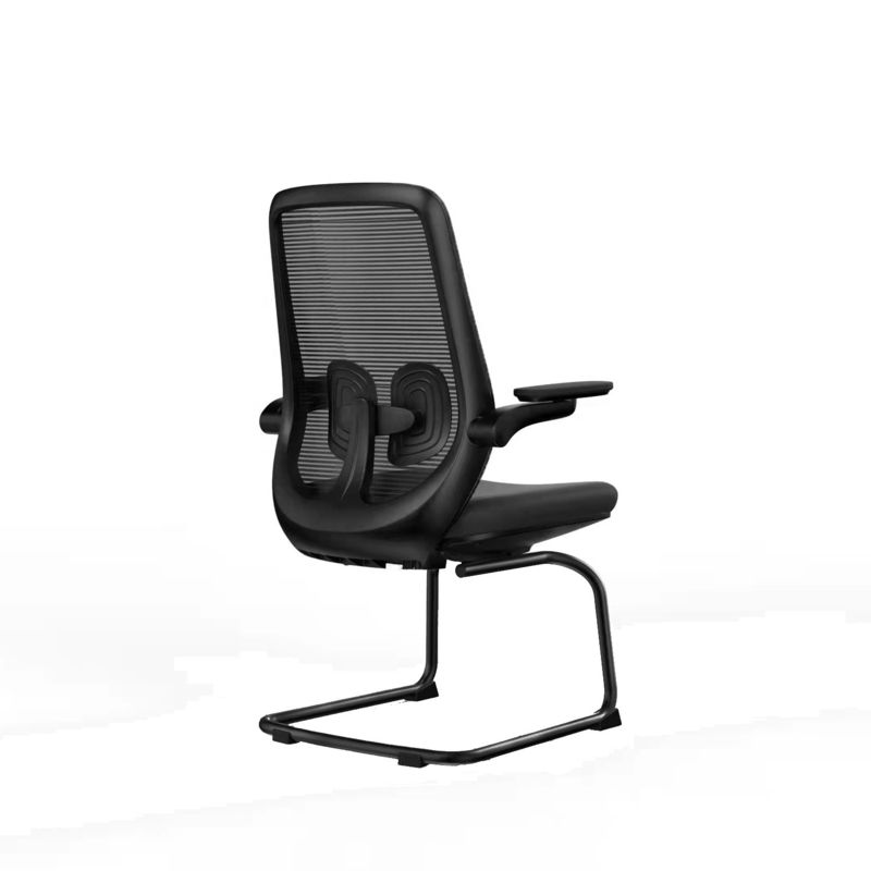 Manténgase fresco y cómodo con Y-SEATER Mid-back Mesh Silla de conferencias de oficina 2D brazo