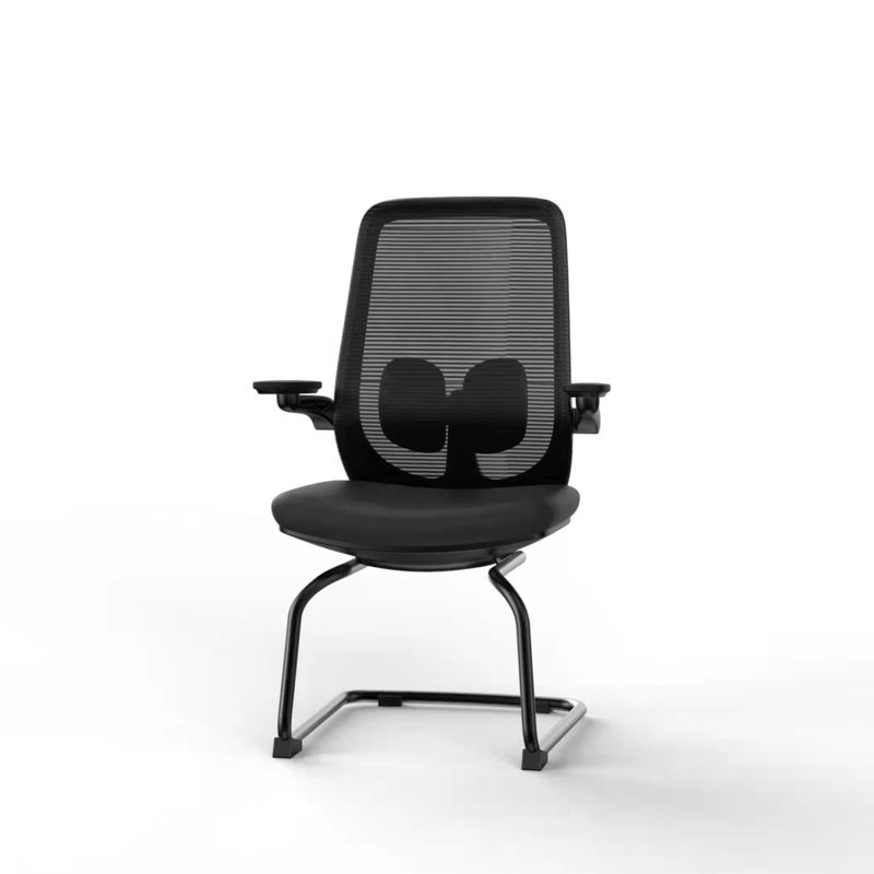 Manténgase fresco y cómodo con Y-SEATER Mid-back Mesh Silla de conferencias de oficina 2D brazo