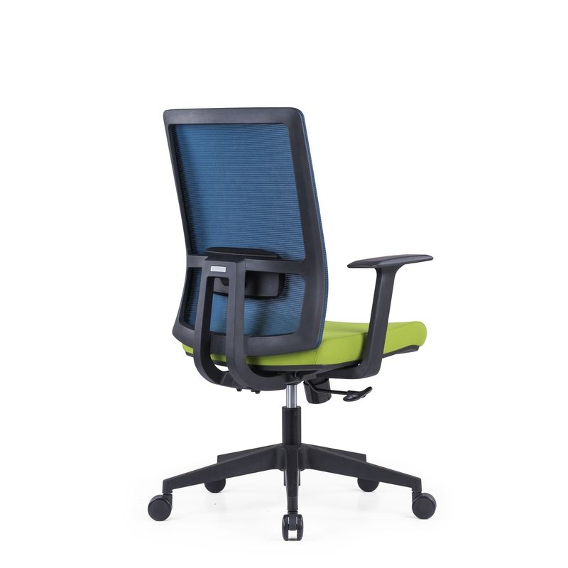 Silla de oficina giratoria con respaldo de cabeza y soporte ergonómico