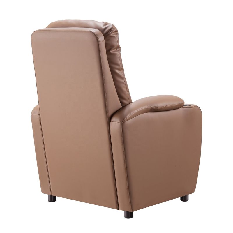 Silla de lujo de estilo clásico con marco de madera para sala de estar, cine o teatro