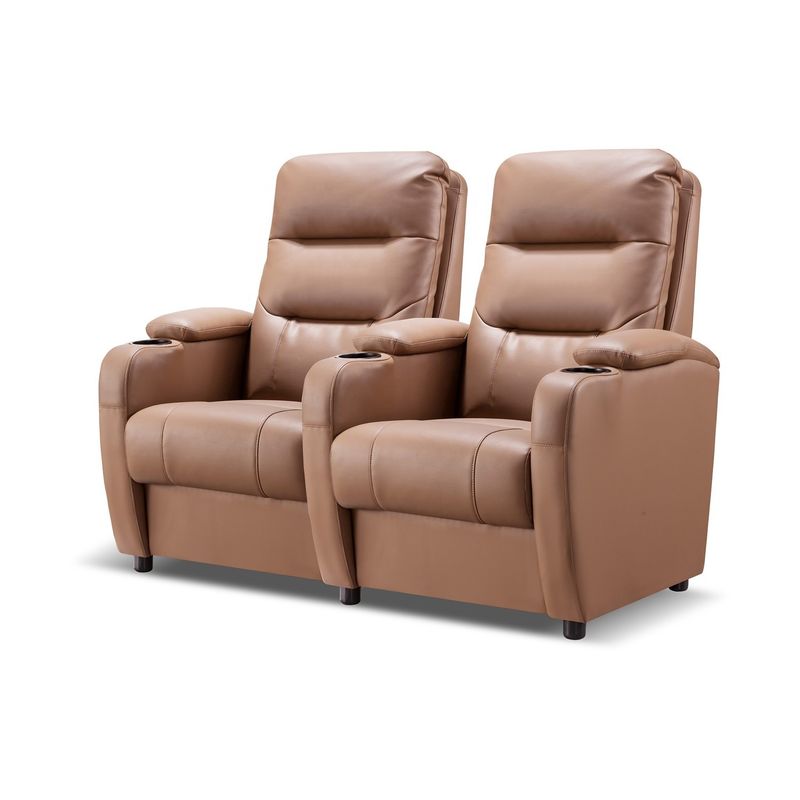Silla de lujo de estilo clásico con marco de madera para sala de estar, cine o teatro