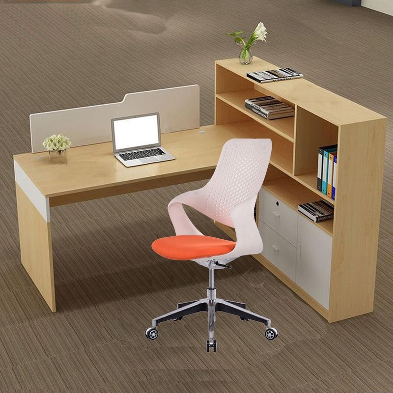 Silla de oficina ajustable de plástico moderno para escritorio de computadora