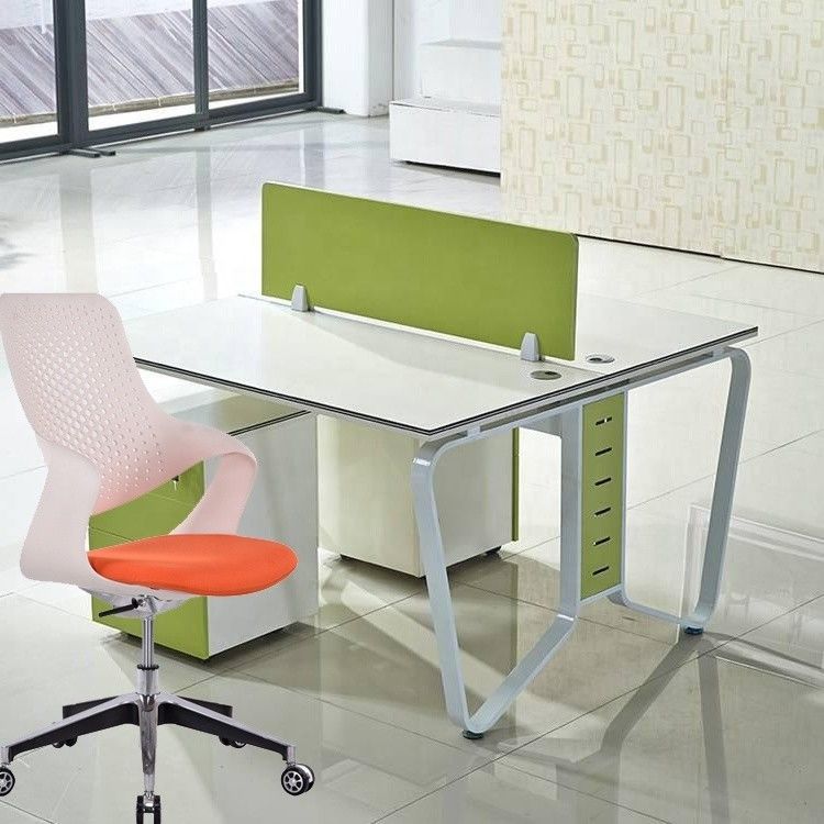 Silla de oficina ajustable de plástico moderno para escritorio de computadora