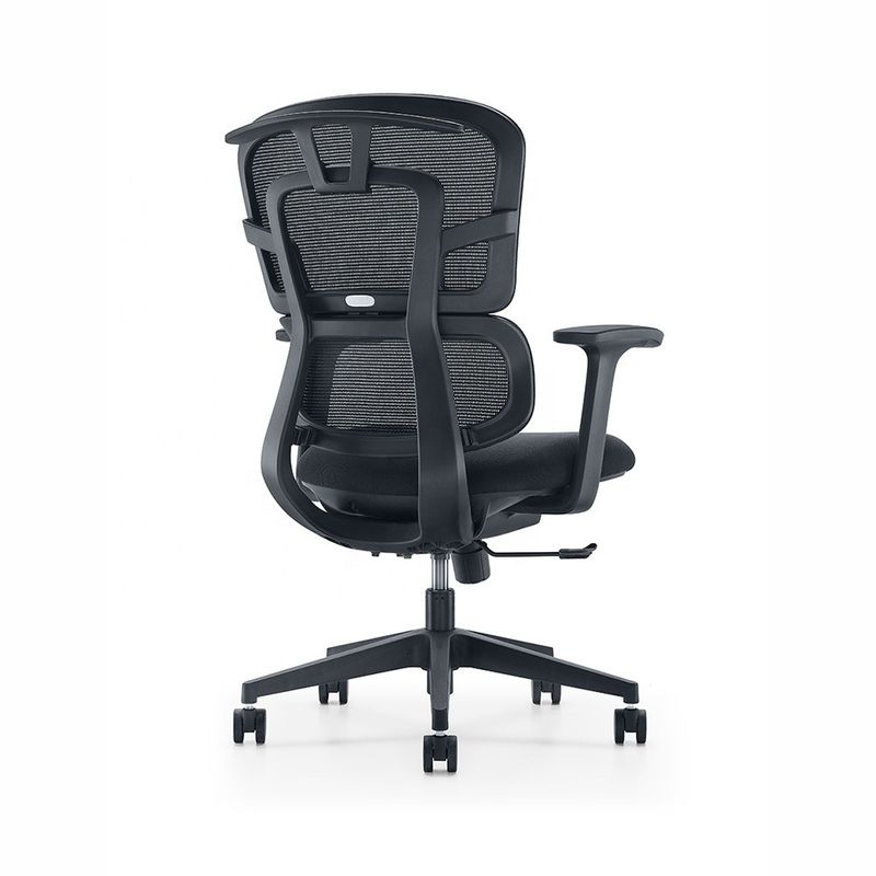 Silla de oficina ergonómica de espalda doble ajustable con espalda media de malla para muebles de oficina modernos