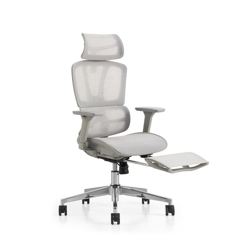 Silla giratoria Y-SEATER Silla de oficina de malla completa con marco de aluminio y diseño ergonómico