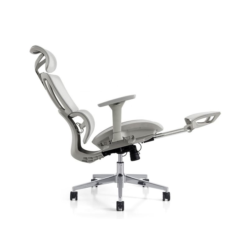 Silla giratoria Y-SEATER Silla de oficina de malla completa con marco de aluminio y diseño ergonómico