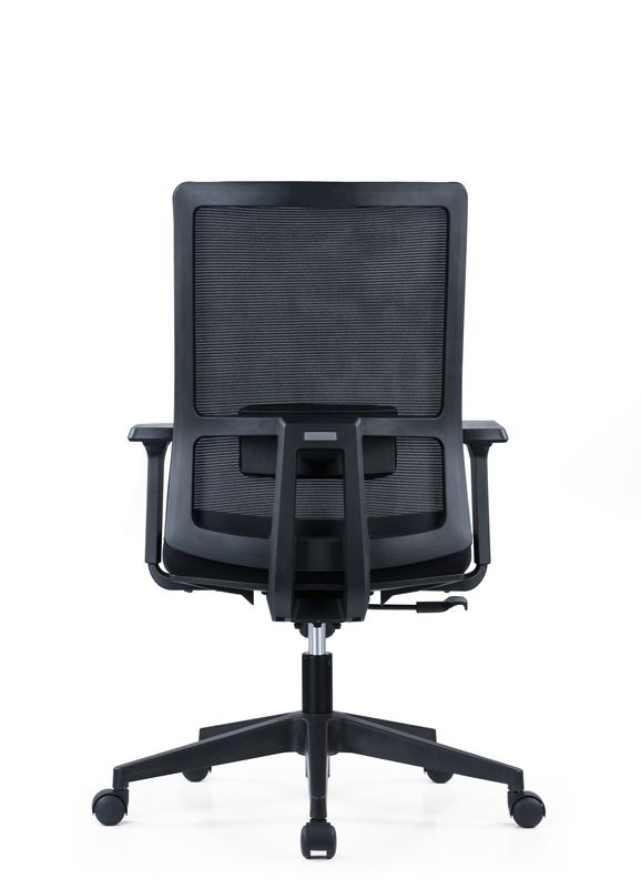 Silla de oficina ajustable de media espalda de reposabrazos 2D ejecutivo de malla giratoria de redacción para comerciales