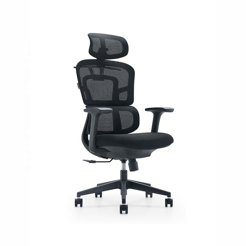 Embalaje de correos ajustable de espalda alta ejecutivo de lujo de malla silla de oficina con soporte lumbar