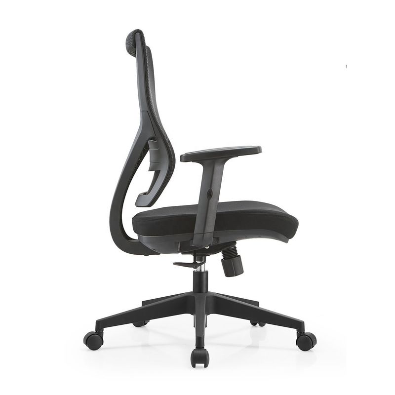 650*580*960-1060mm silla de malla con soporte lumbar para oficina y conferencia