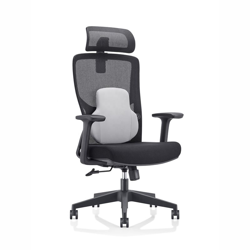 Mecanismo de autocarga silla ergonómica con respaldo de malla para trabajo de oficina cómodo