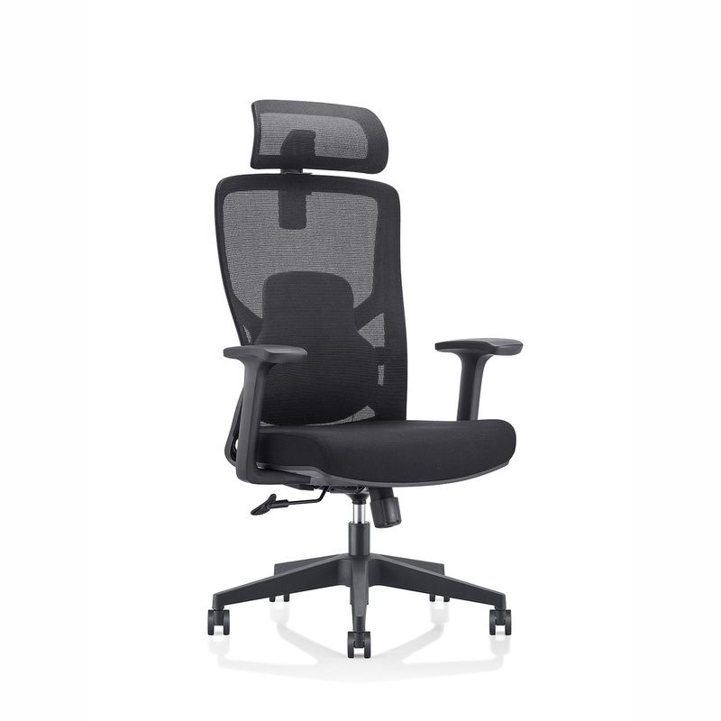 Silla de oficina ergonómica de tejido de malla para estación de trabajo y gerente 645*630*1145-1300mm