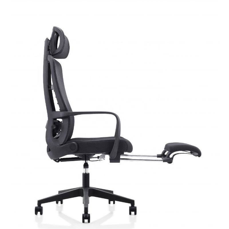Silla de oficina de malla Ergo con cinturón lumbar y reposapiés 635*620*1155-1275mm
