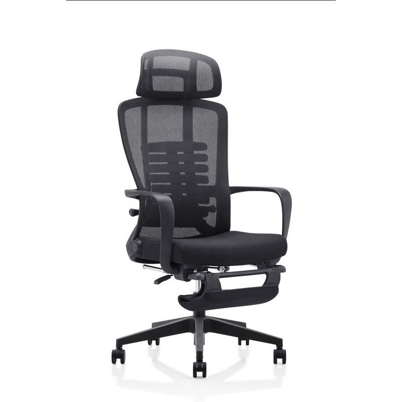 Embalaje de correo Y silla de oficina ergonómica con soporte lumbar ajustable y espalda de malla