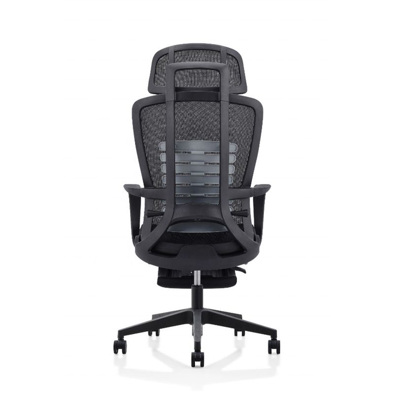 Embalaje de correo Y silla de oficina ergonómica con soporte lumbar ajustable y espalda de malla