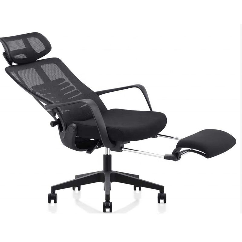 Embalaje de correo Y silla de oficina ergonómica con soporte lumbar ajustable y espalda de malla