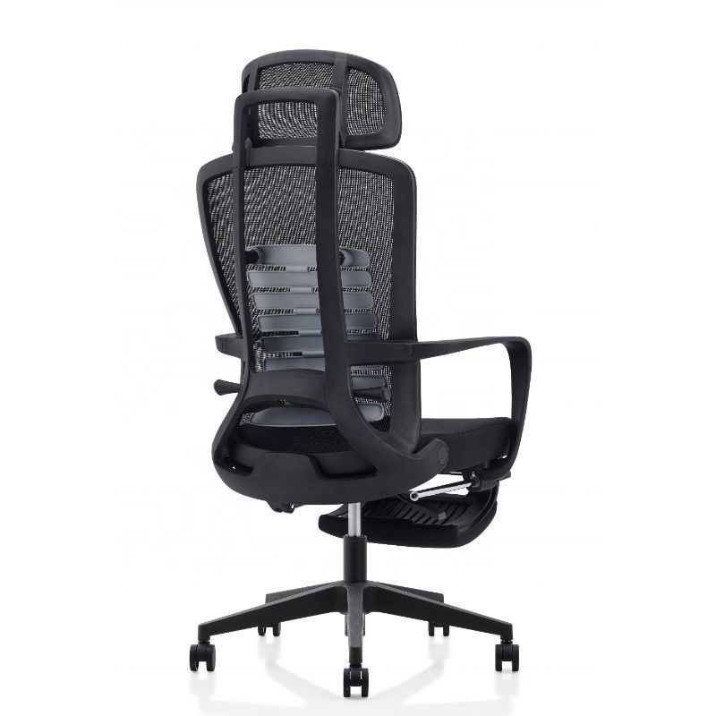 Embalaje de correo Y silla de oficina ergonómica con soporte lumbar ajustable y espalda de malla