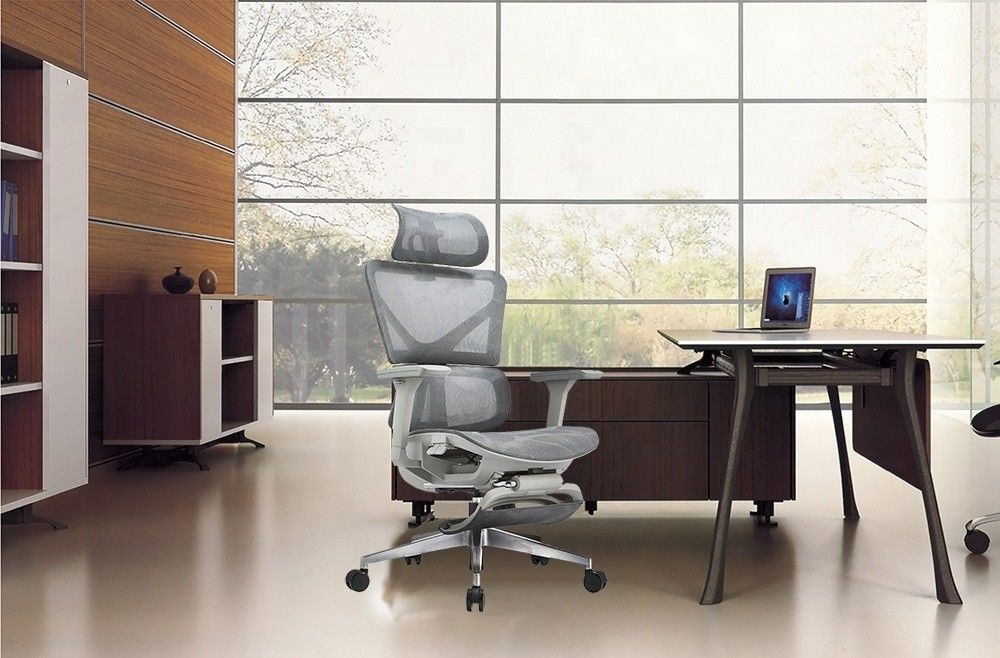 Muestra gratuita de diseño personalizado de gama alta con malla trasera silla giratoria de oficina para soporte ergonómico