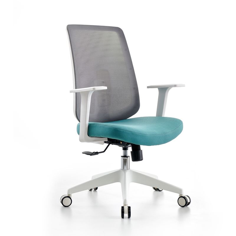 Silla de oficina ejecutiva con diseño de malla giratoria y alto respaldo