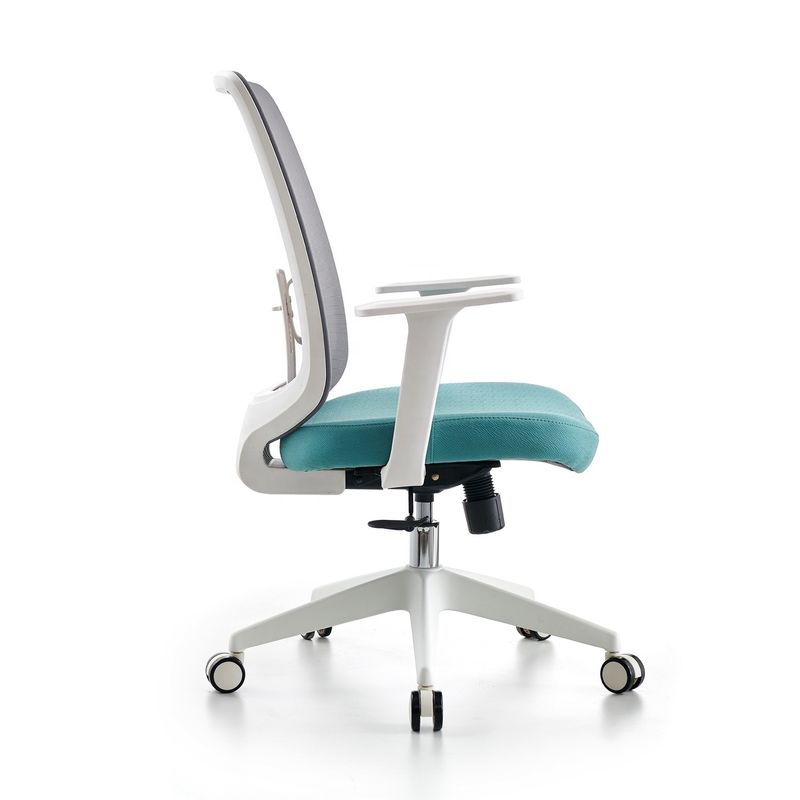 Silla de oficina ejecutiva con diseño de malla giratoria y alto respaldo