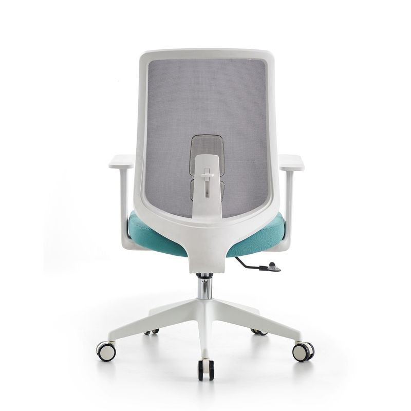 Silla de oficina ejecutiva con diseño de malla giratoria y alto respaldo