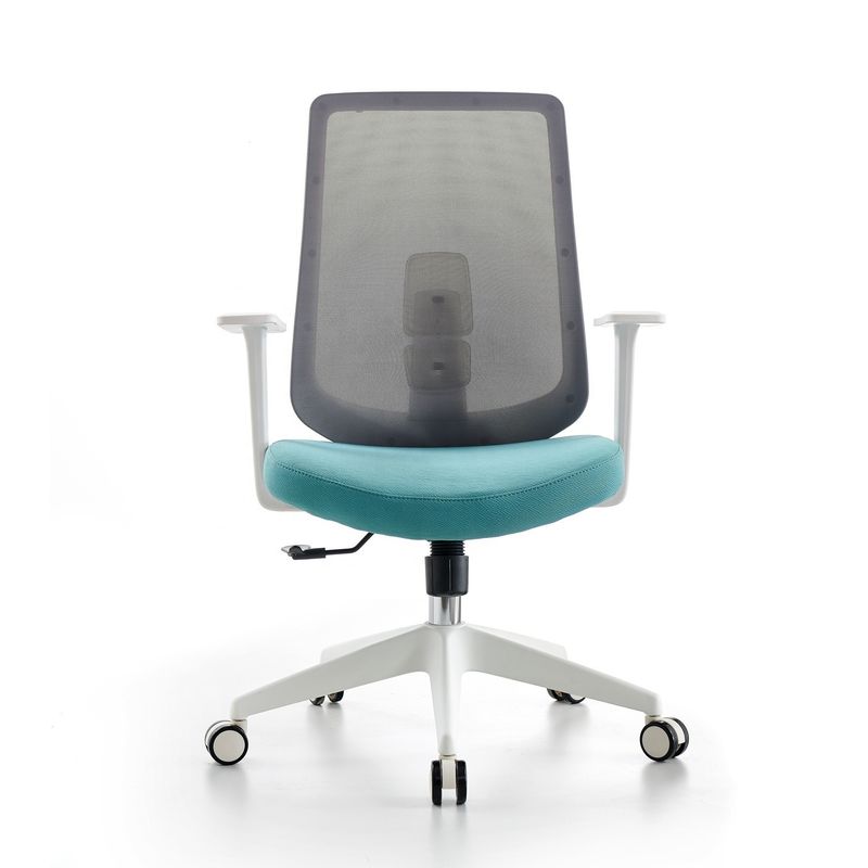 Silla de oficina ejecutiva con diseño de malla giratoria y alto respaldo