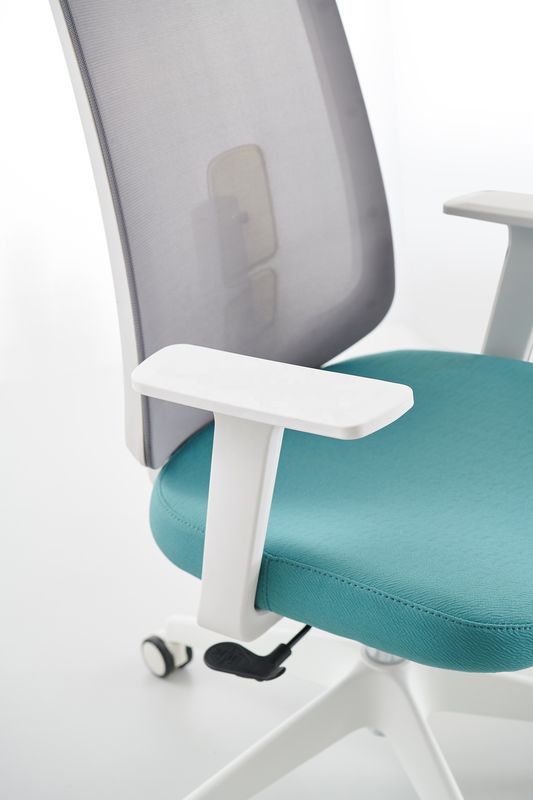 Silla de oficina ejecutiva con diseño de malla giratoria y alto respaldo