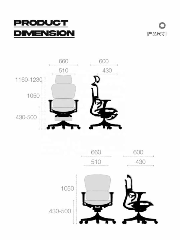 Silla ejecutiva Full Mesh Silla de oficina para diseño moderno estilo de ordenador Oficina ejecutiva