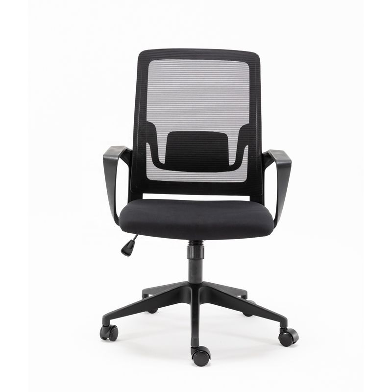 Sillones de oficina con diseño ergonómico y material de malla de acero inoxidable tipo metal