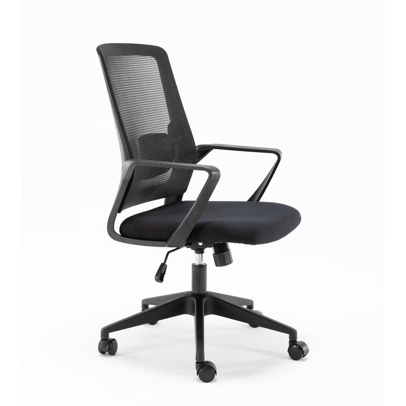 Sillones de oficina con diseño ergonómico y material de malla de acero inoxidable tipo metal