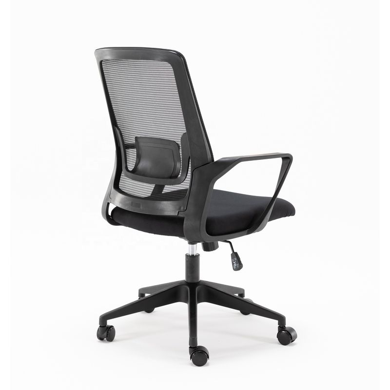 Sillones de oficina con diseño ergonómico y material de malla de acero inoxidable tipo metal