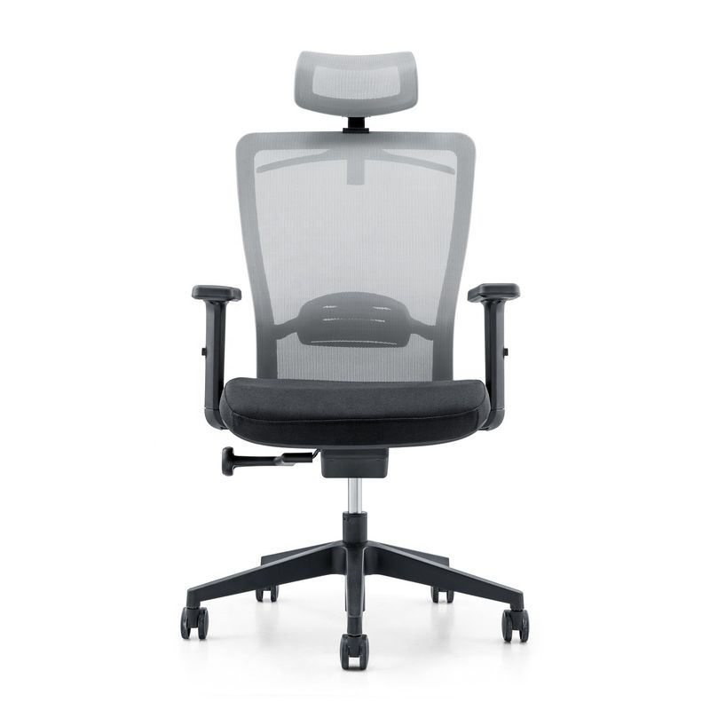 Sillón de oficina de malla ergonómica de respaldo alto giratorio moderno ajustable 650*690*1150-1250mm