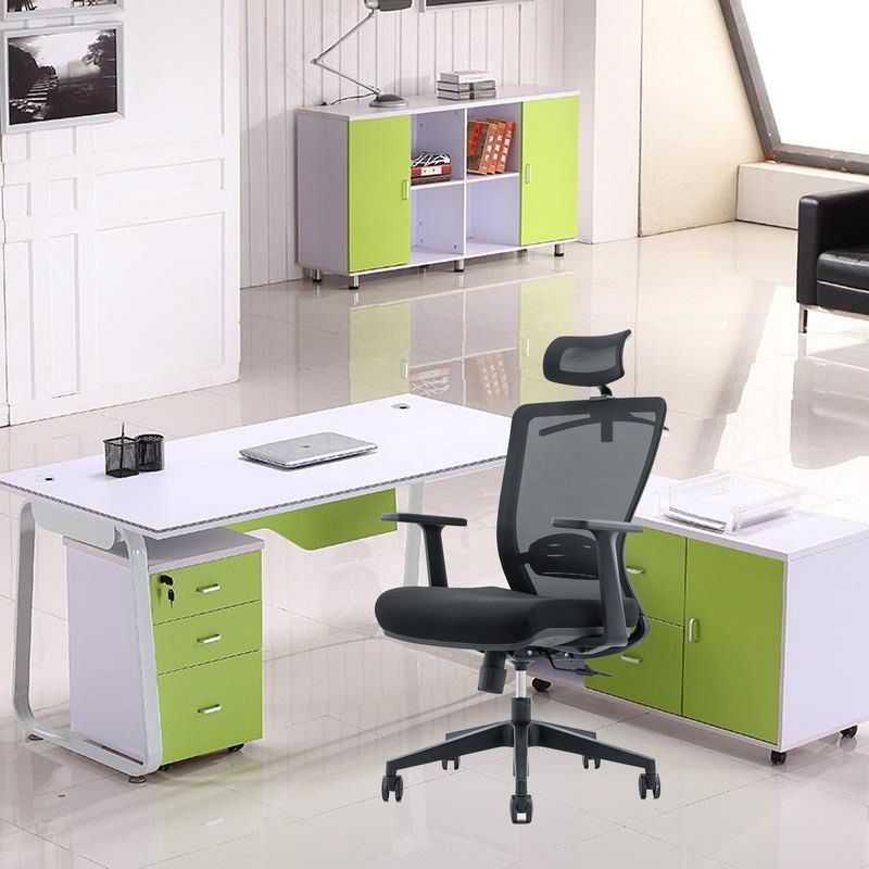 Sillón de oficina de malla ergonómica de respaldo alto giratorio moderno ajustable 650*690*1150-1250mm