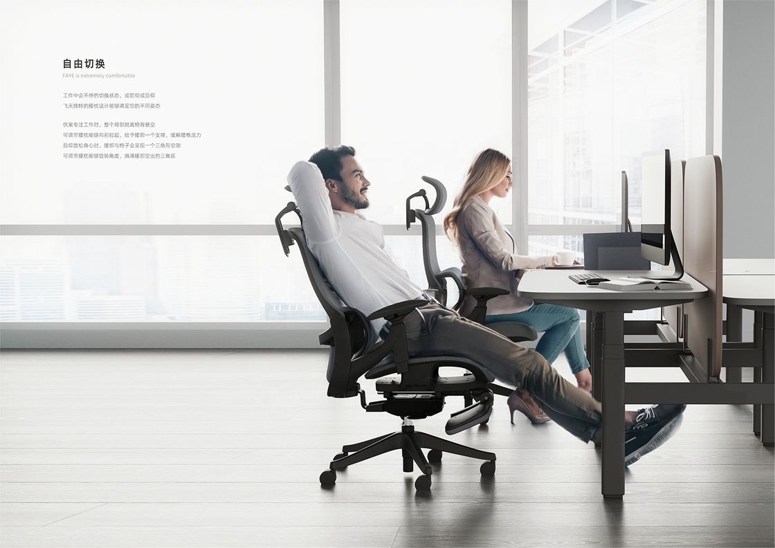 Full Mesh Boss Chair con Mecanismo Donati Muebles de oficina modernos de lujo Pasar el examen BIFMA