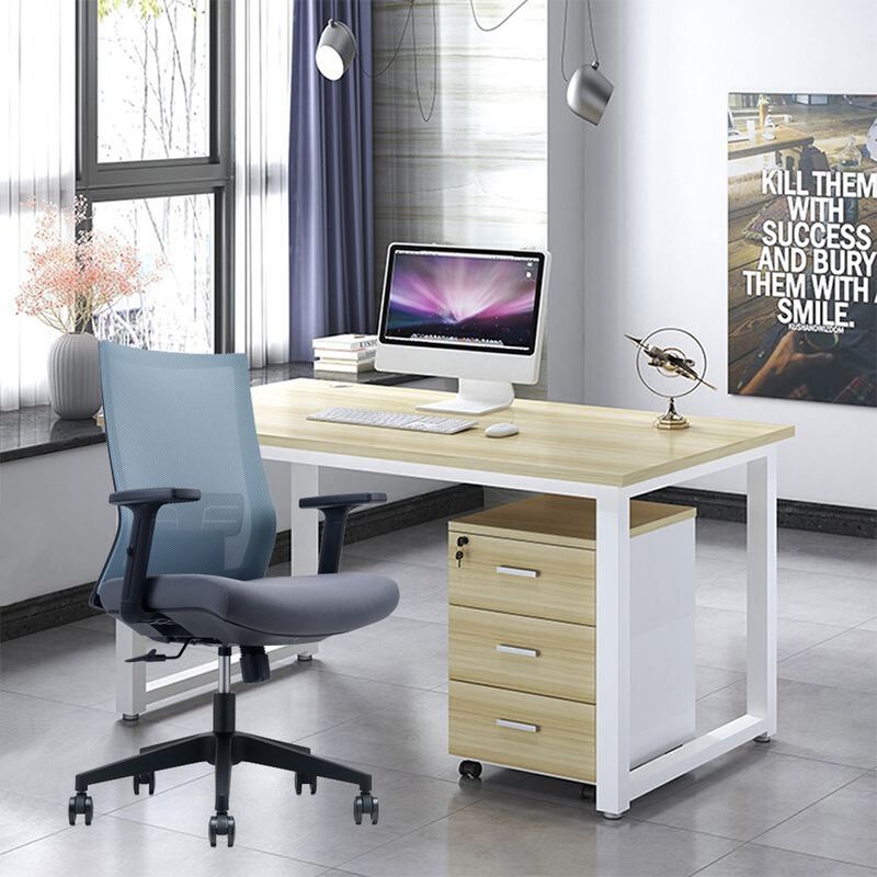Silla de oficina ejecutiva de malla media de acero inoxidable para oficina Hotel hogar y escuela