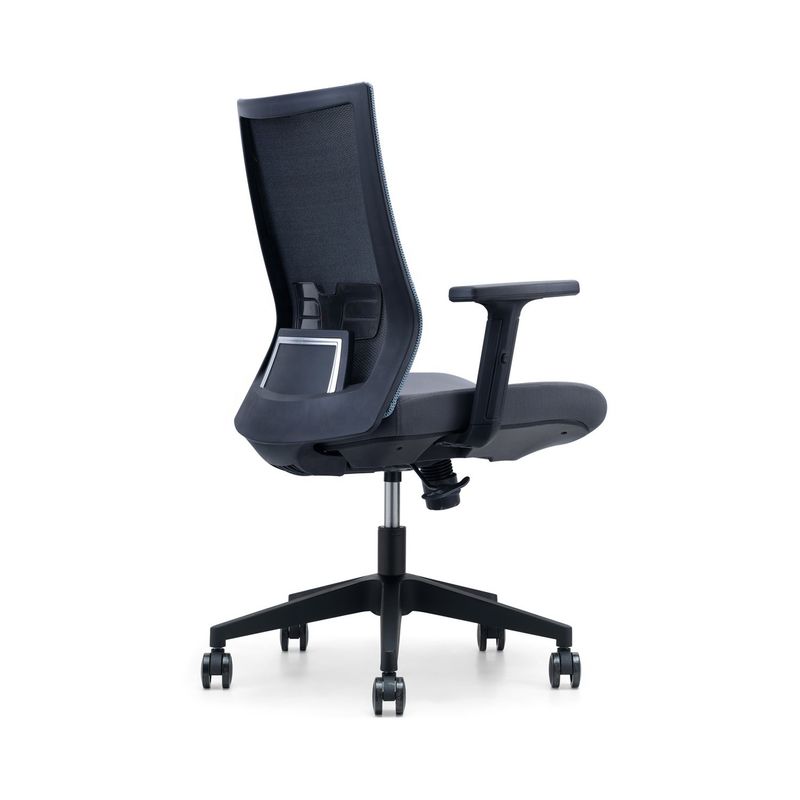 Silla de oficina ejecutiva de malla media de acero inoxidable para oficina Hotel hogar y escuela