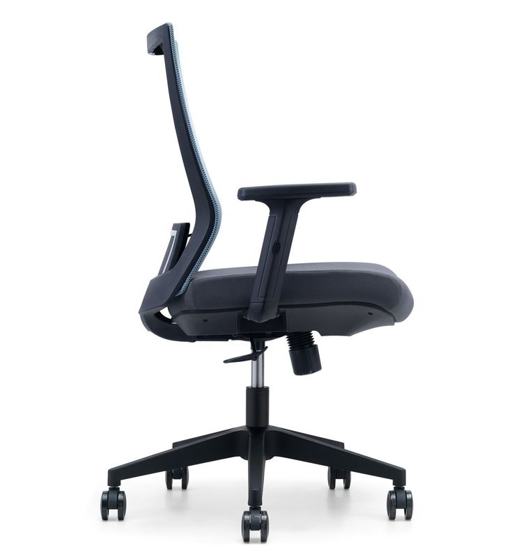 Moderno estilo de diseño de la tela de la parte media de la espalda de malla de la silla ejecutiva de oficina con brazo 2D ergonómico