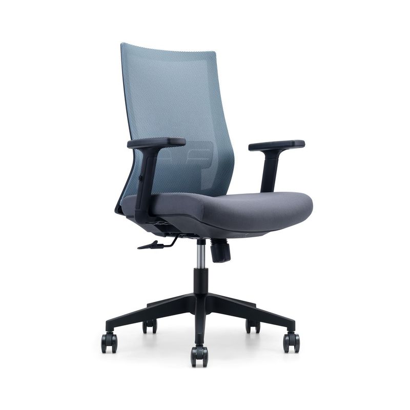 Silla de oficina ejecutiva de malla media de acero inoxidable para oficina Hotel hogar y escuela