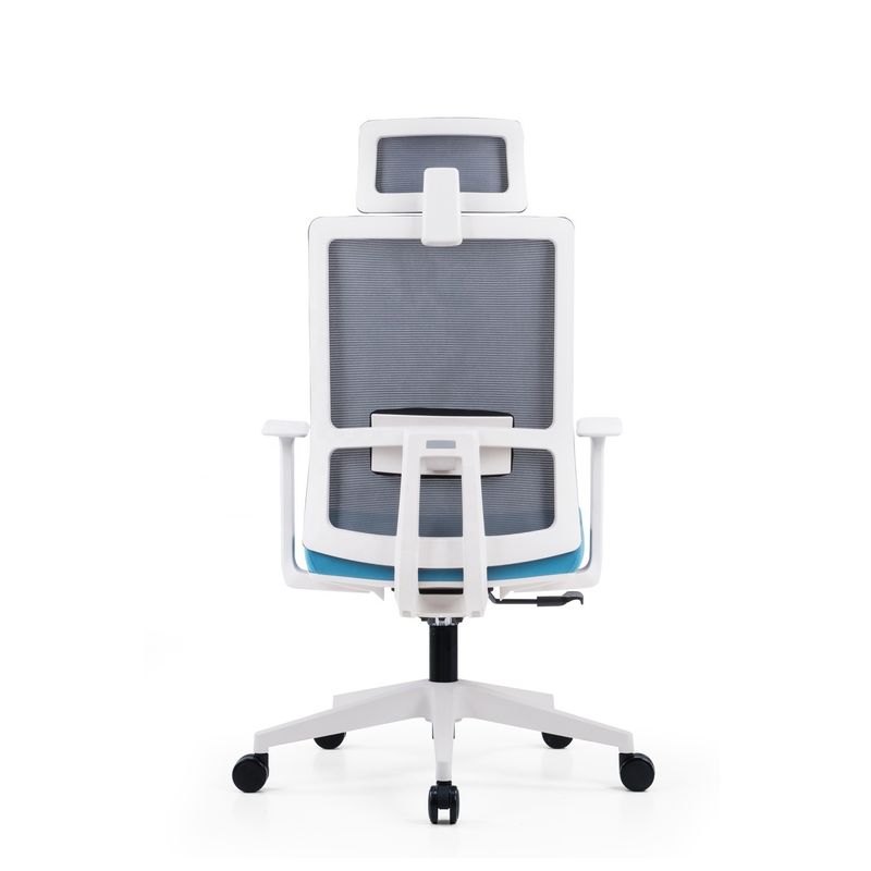 Silla de alta oficina con malla giratoria Sillones de oficina ejecutivos para gerentes Tipo de hierro metálico