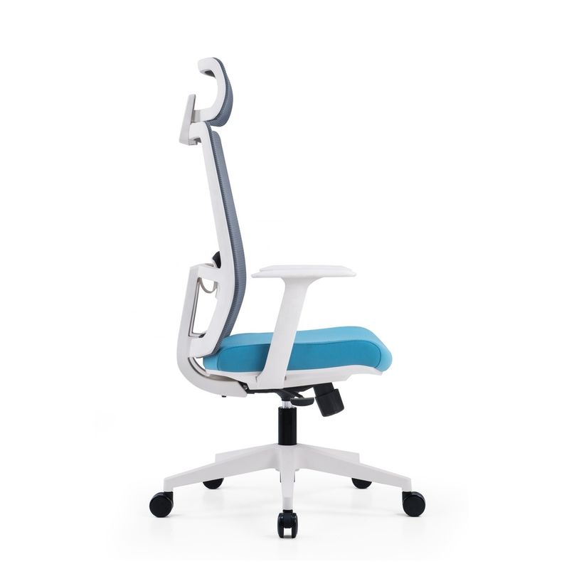 Silla de alta oficina con malla giratoria Sillones de oficina ejecutivos para gerentes Tipo de hierro metálico