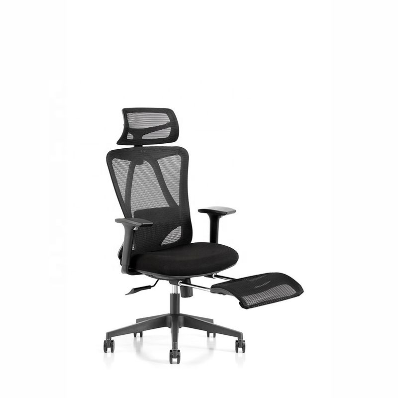 Sillones de oficina con respaldo alto ajustable de malla de personal Diseño moderno Gerente Cadeira de escritorio