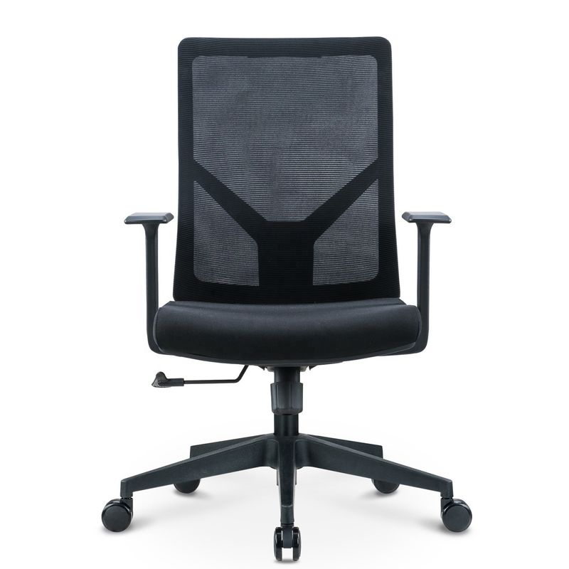 Muestra gratuita de envío Cadeira malla media espalda giratoria silla de trabajo ajustable para oficina