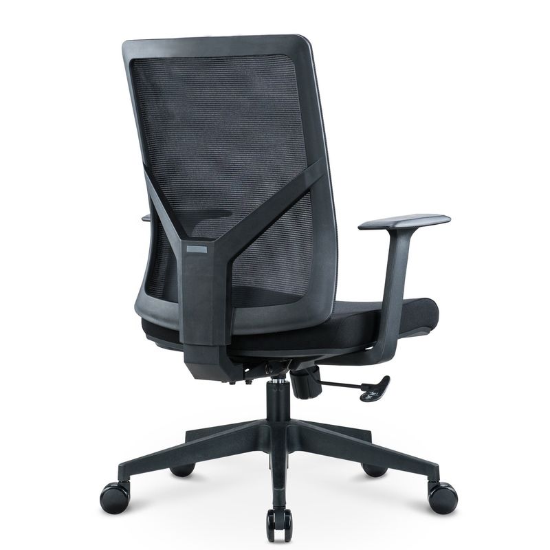 Muestra gratuita de envío Cadeira malla media espalda giratoria silla de trabajo ajustable para oficina