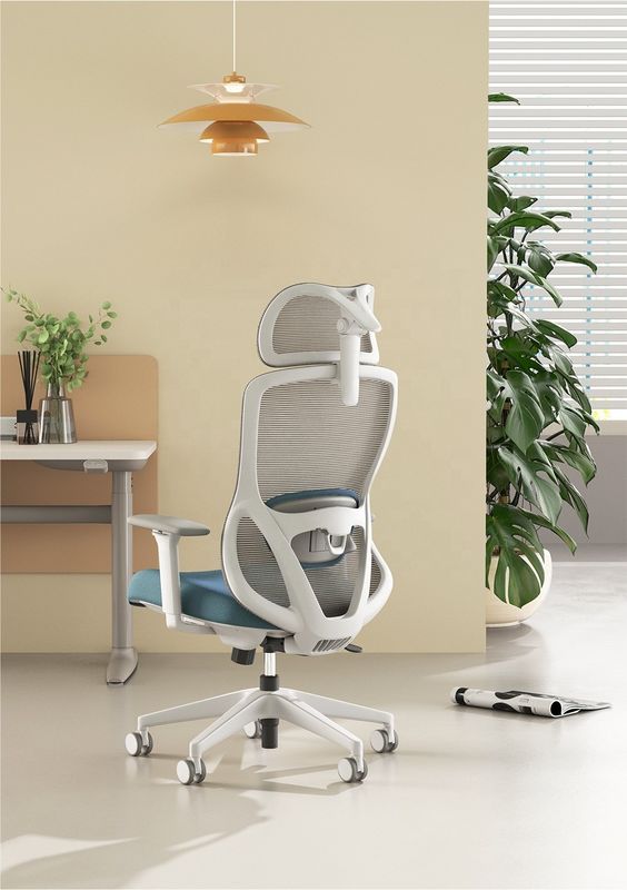 Silla giratoria ajustable con respaldo de brazo 3D y cojín de asiento cómodo