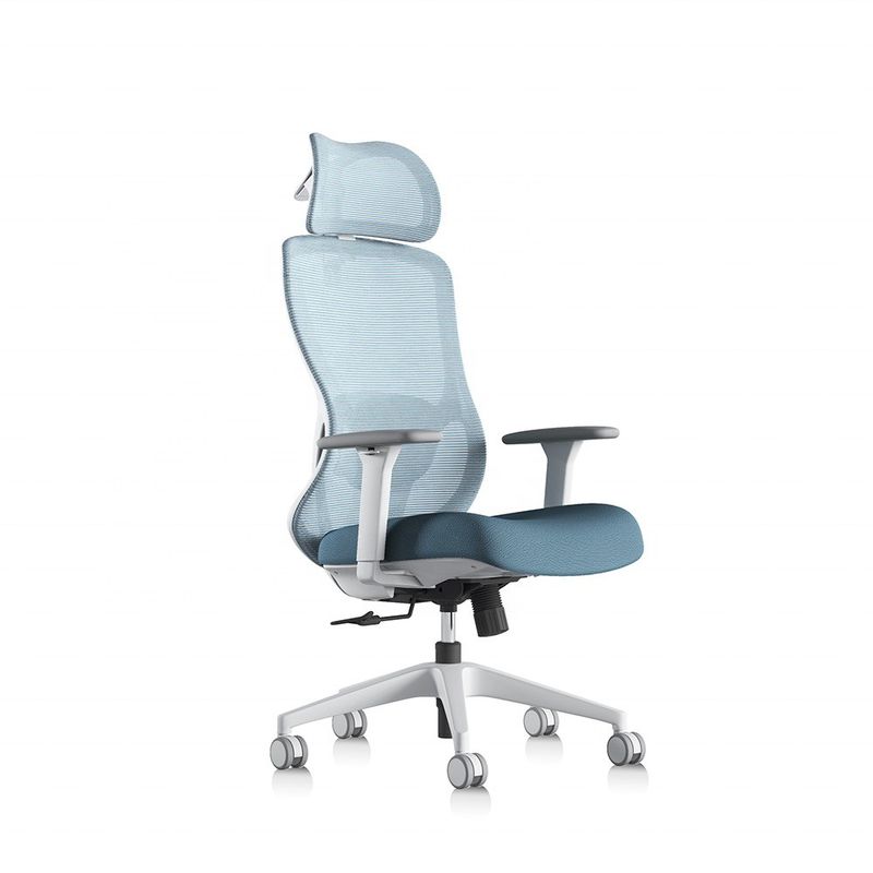 Silla giratoria ajustable con respaldo de brazo 3D y cojín de asiento cómodo