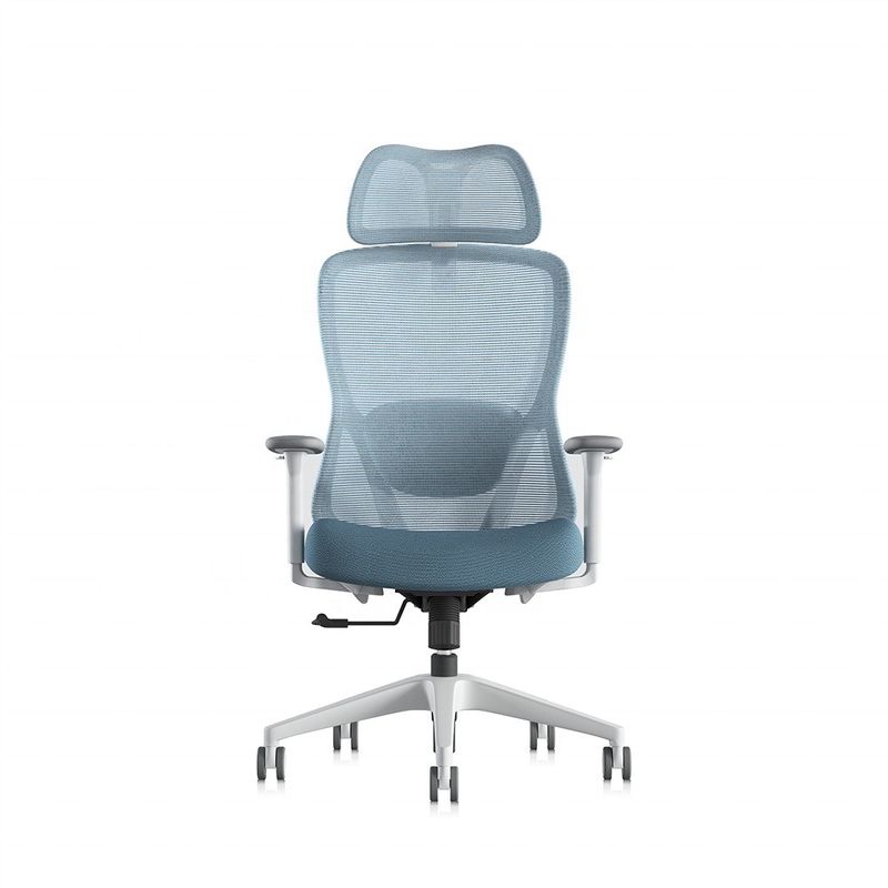Silla giratoria ajustable con respaldo de brazo 3D y cojín de asiento cómodo