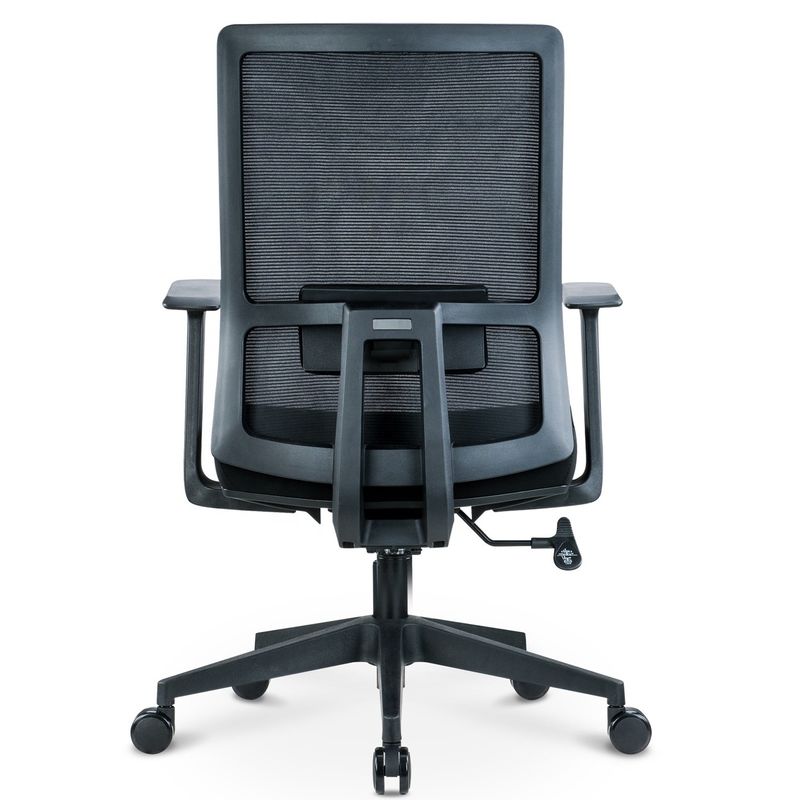 Silla de oficina giratoria con soporte lumbar y estilo moderno